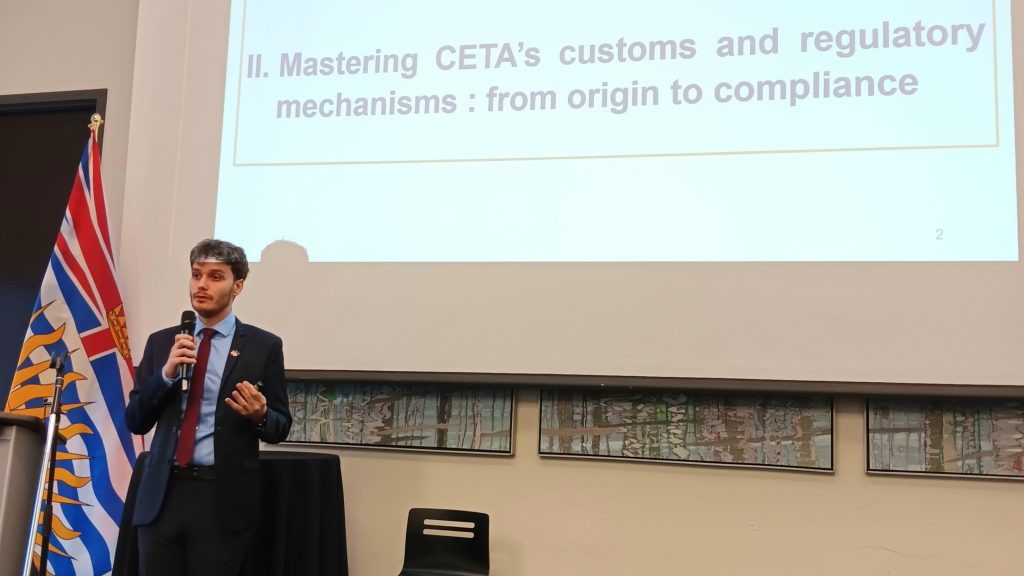 International trade expert with Expertise France and Global Affairs Canada, Jean-Toussaint Battestini.