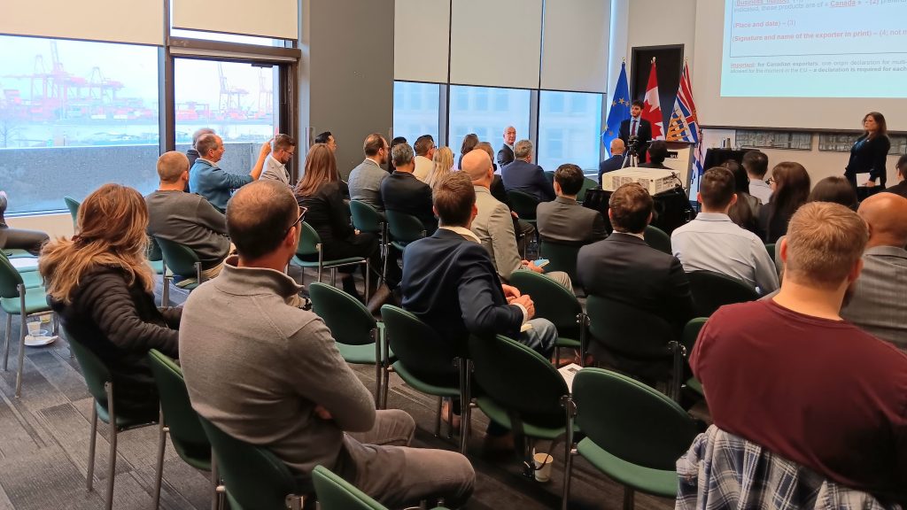 B.C. and the European Union are strengthening trade ties through the Comprehensive Economic and Trade Agreement.