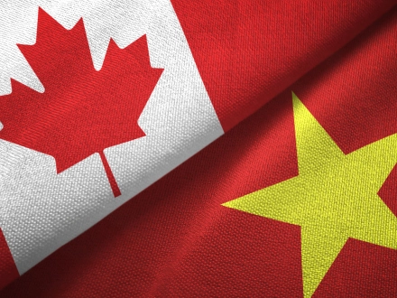 Canada-Vietnam Trade Relationships/ Flags