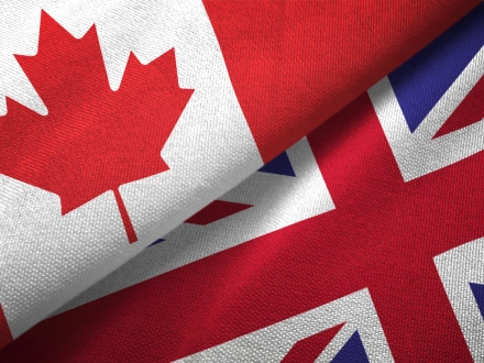 Canada-UK Trade Relationships/ Flags