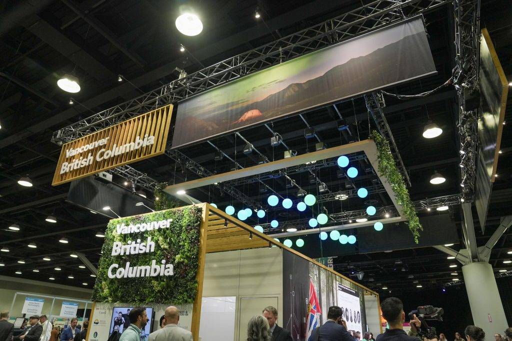 An image of the B.C. Pavilion at Web Summit Vancouver 2026.