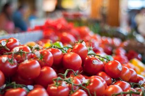 B.C. tomatoes, highlighting B.C.'s agrifood and agriculture sectors