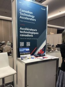 INNOVATEwest booth for Canadian Technology Accelerators