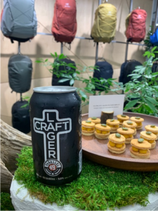 Parallel 49 craft beer at Arcteryx Tokyo opening