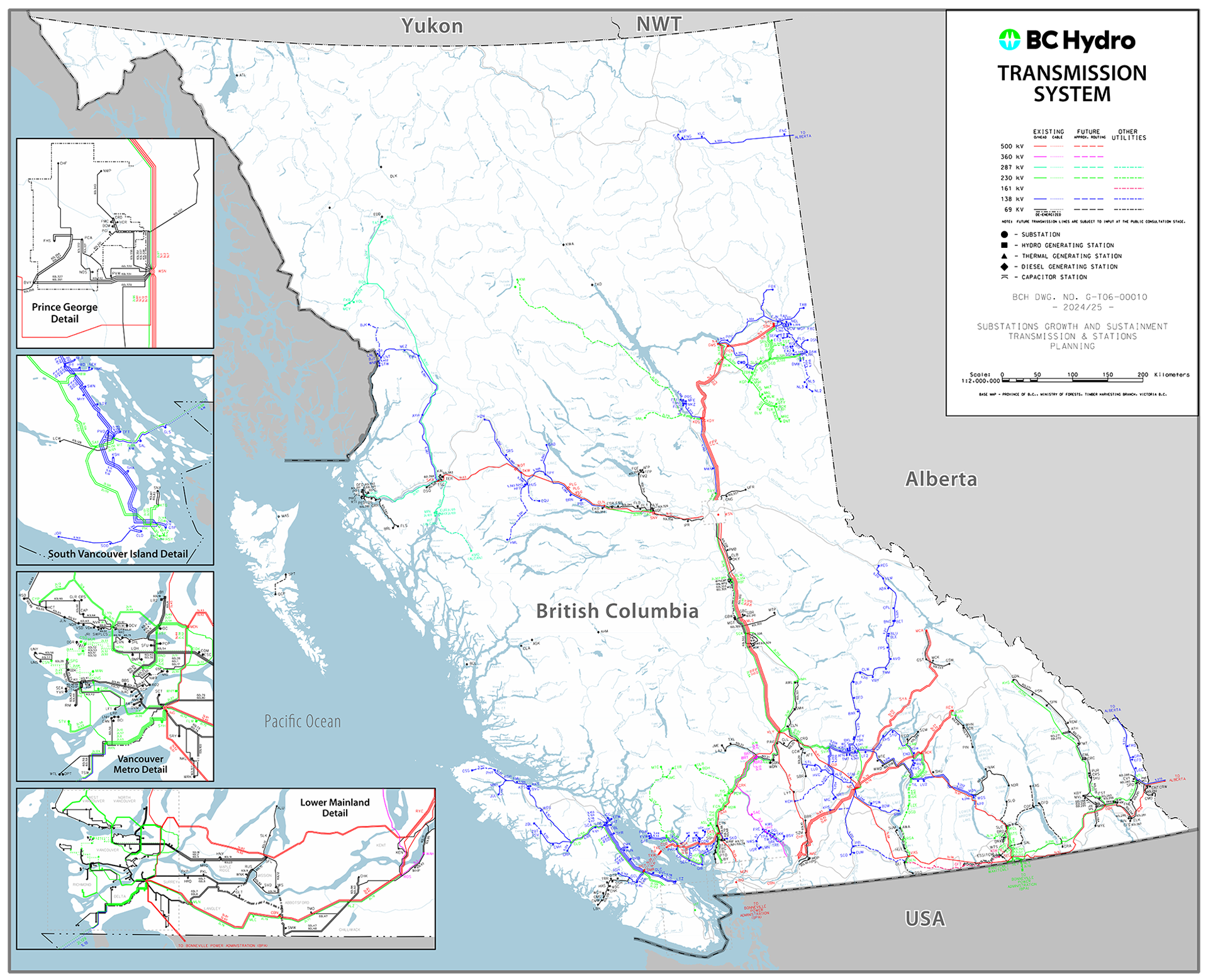 Trade & Invest BC Infrastructure Map