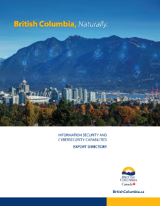 Title page of the B.C. Cybersecurity Company Export Directory