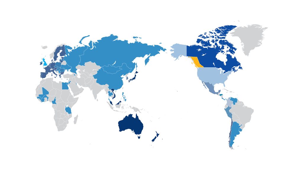 Canadian Free Trade Agreements with Investment Chapters