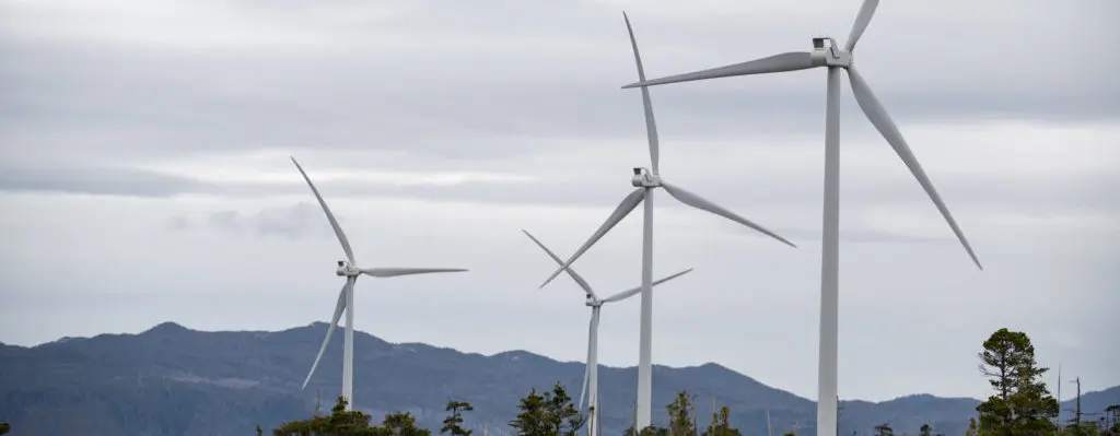 Windparks in Cape Scott