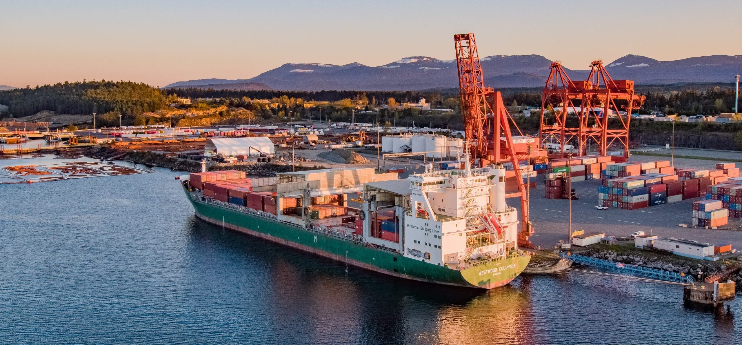 The Port of Nanaimo  is strategically linked to B.C.’s Lower Mainland, located just 33 nautical miles from Vancouver—the key transportation and shipping hub for Western Canada—and only 25 nautical miles from the Fraser River