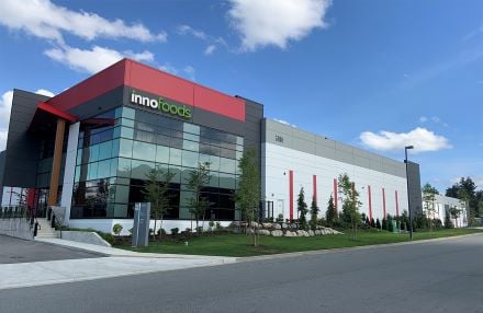 Inno Foods company building with logo