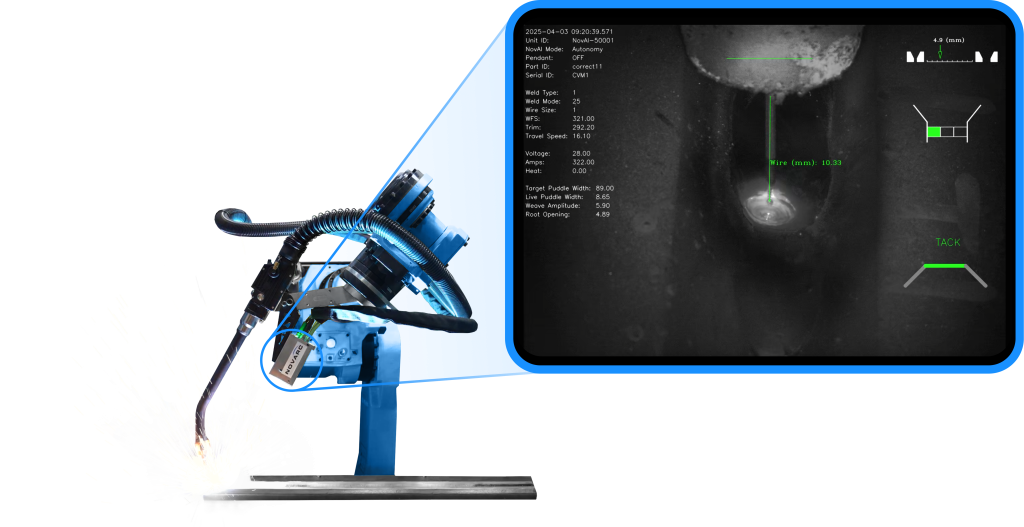 Novarc's the Spool Welding Robot (SWR), a purpose-built cobot that significantly increased productivity and achieved consistently high-quality welds.