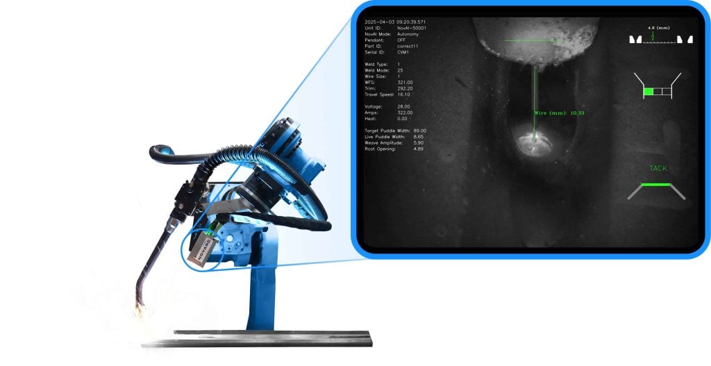 Novarc's the Spool Welding Robot (SWR), a purpose-built cobot that significantly increased productivity and achieved consistently high-quality welds.