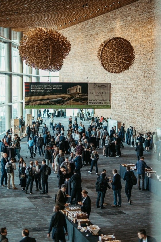 Woodrise Congress Sept 2025, Vancouver, British Columbia. Mass-timber conference.