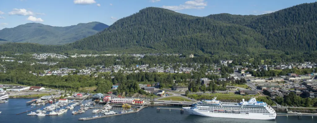 Prince Rupert Port and Mountain