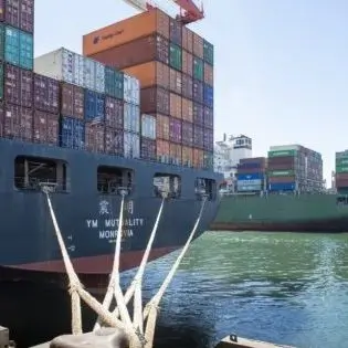 Cargo ship in Prince Rupert.