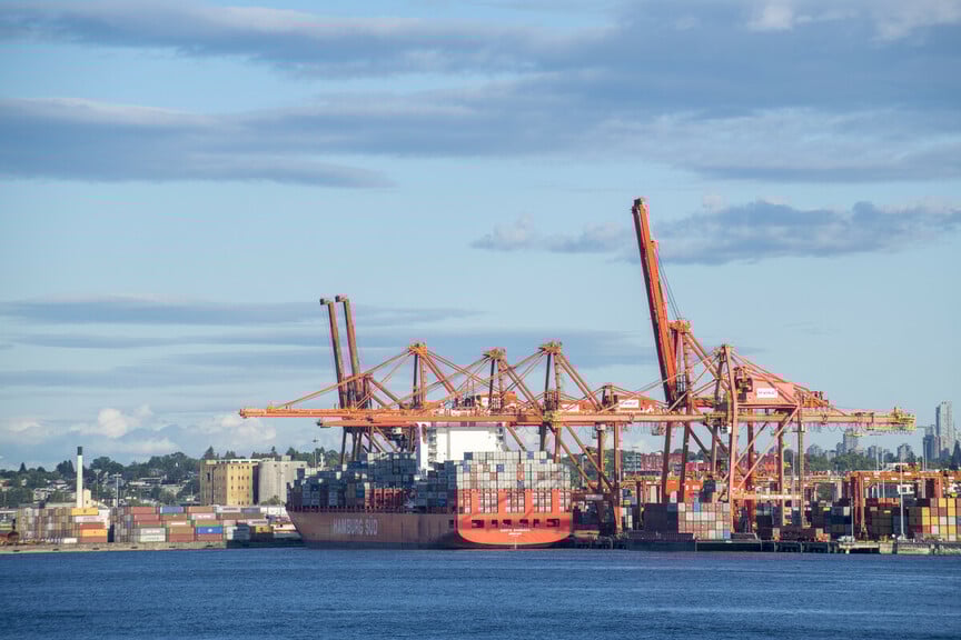 The Port of Vancouver, located in B.C., is Canada’s largest port and the fourth largest in North America, connecting trade in B.C. with more than 170 global economies.