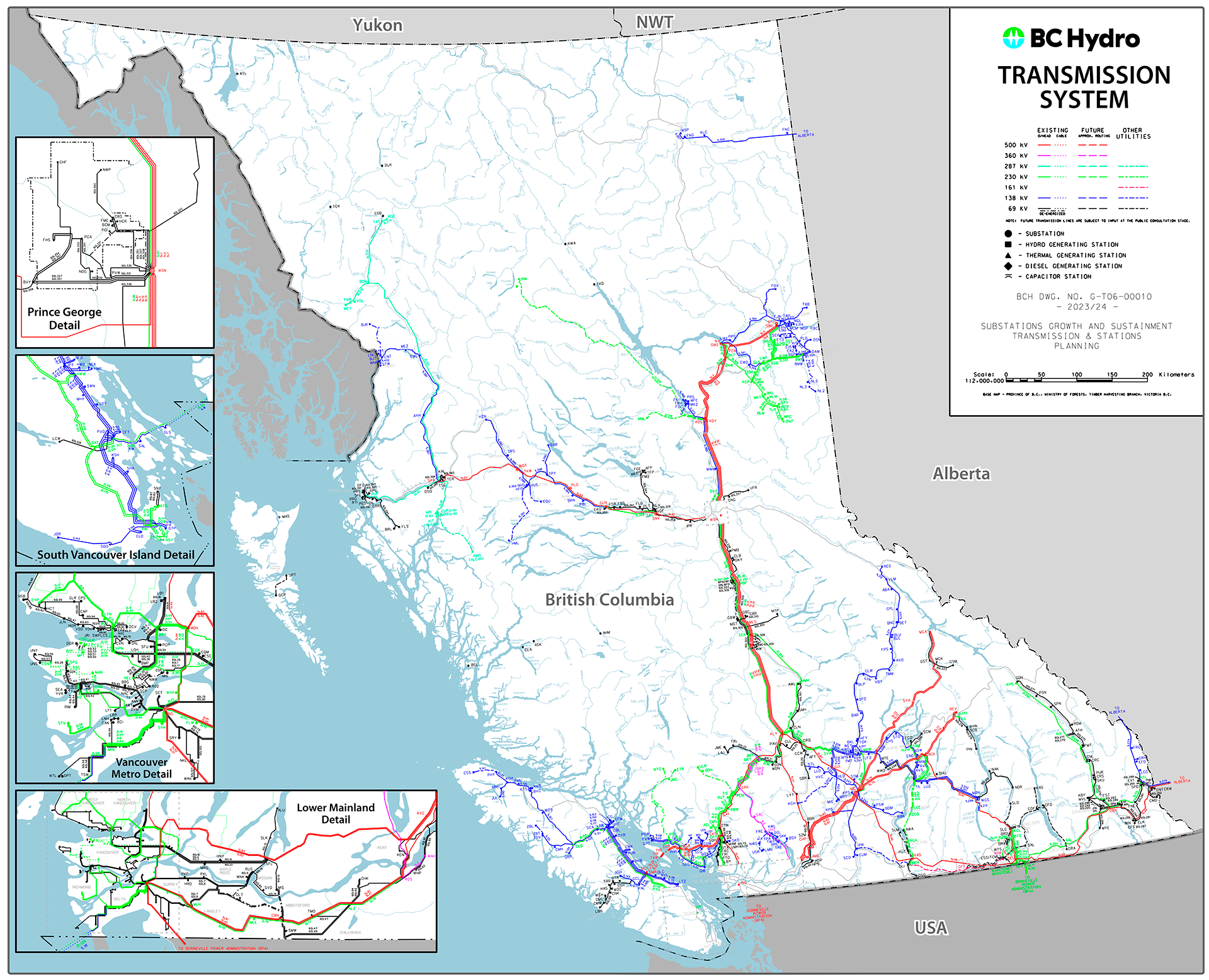Trade & Invest BC Infrastructure Map