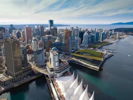 Downtown Vancouver Aerial View