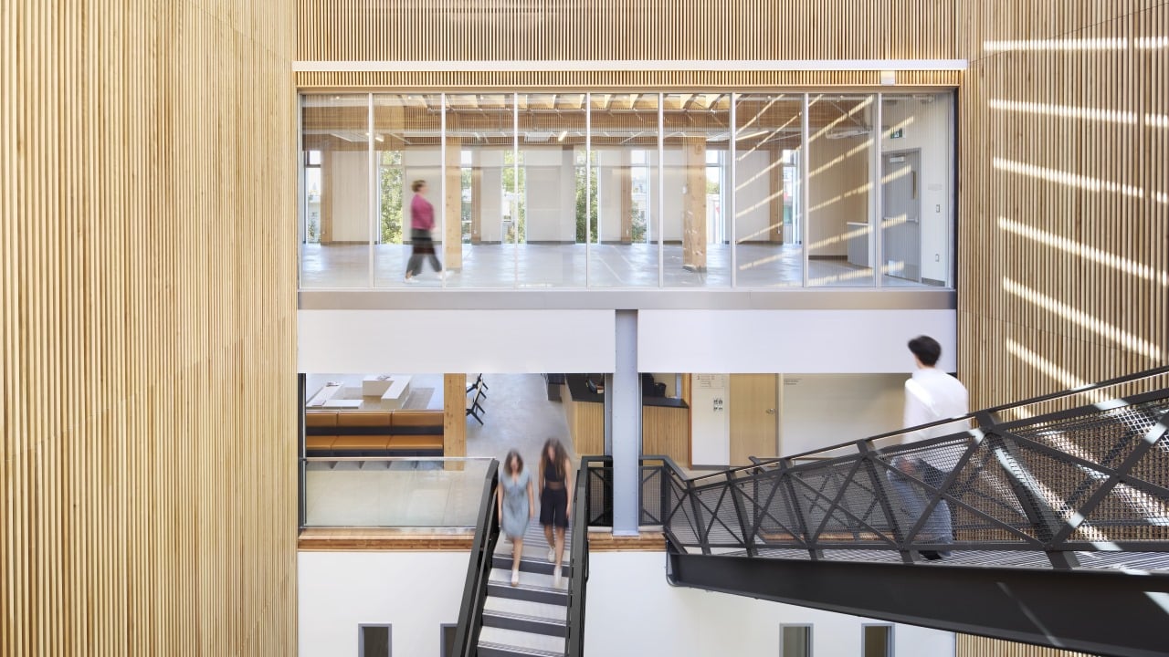 Alliance Francaise mass timber building in Vancouver
