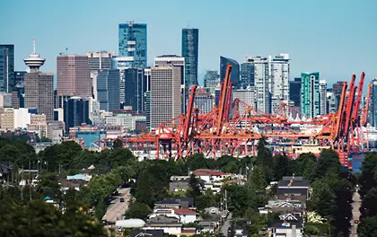 Cityscape of Vancouver