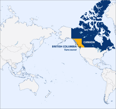 Trade & Invest BC - Global Map