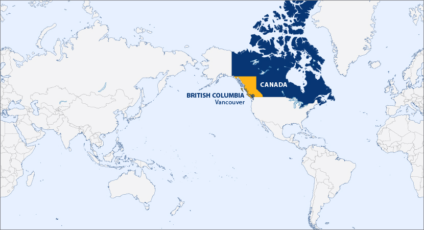 Trade & Invest BC - Global Map